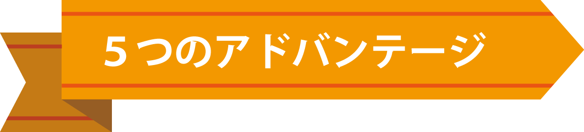 ５つのアドバンテージ